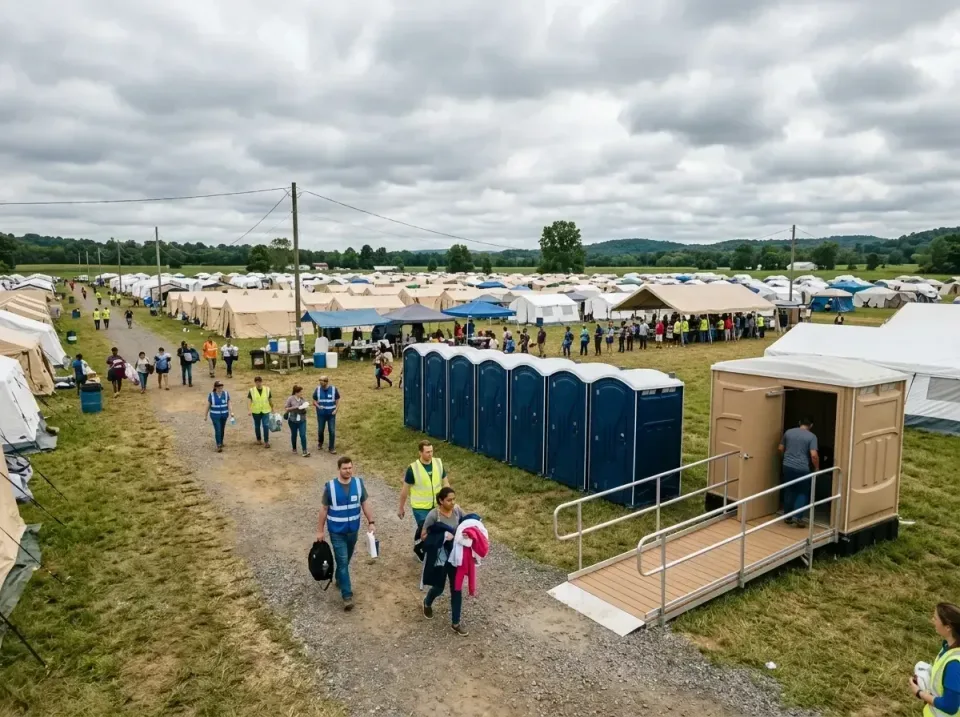 disaster-relief-camp-restrooms-010 — frequently asked questions, Dumpster & Portable Bathrooms Rental in Bellevue, OH